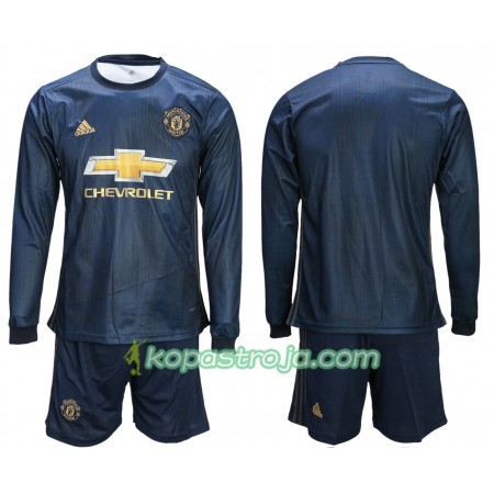 Billiga Fotbollströjor Manchester United Barn Tredje tröja 2018/19 Långärmad